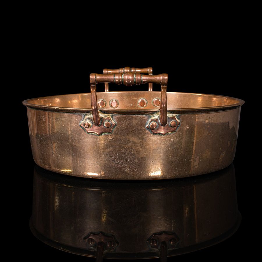 Antique Antique Duck Roasting Pan, English, Bronze, Preserving Dish, Georgian, C.1800