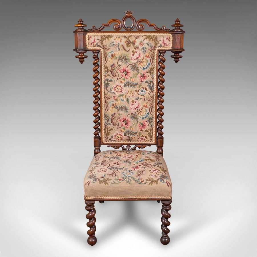 Antique Antique Rector's Prie-Dieu Chair, English, Ecclesiastical Prayer Seat, Regency