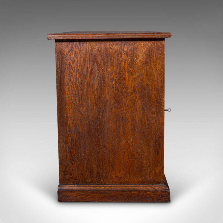 Antique Antique Side Cabinet, English Oak, Hall Cupboard, Country House, Victorian, 1880