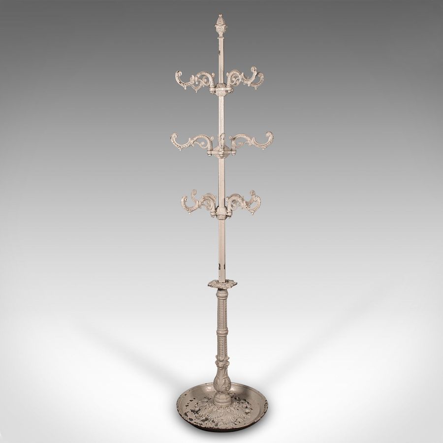 Antique 6' Tall Antique Portico Coat Stand, English, Hallway, Umbrella Rack, Victorian