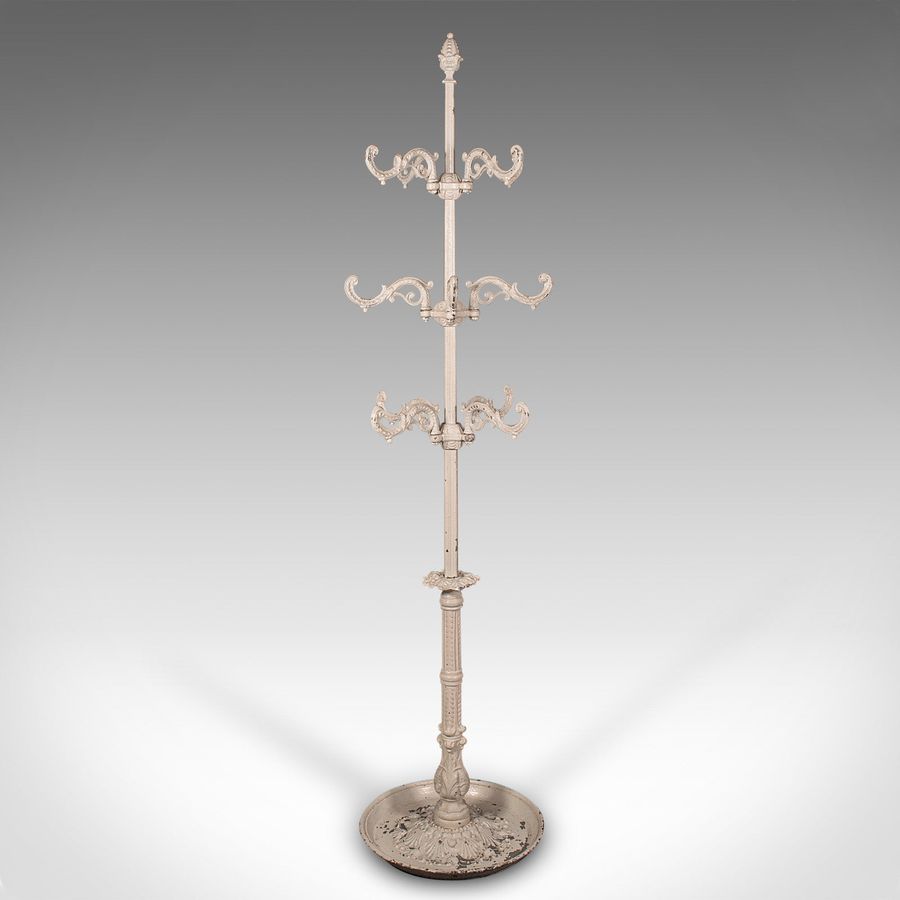 Antique 6' Tall Antique Portico Coat Stand, English, Hallway, Umbrella Rack, Victorian