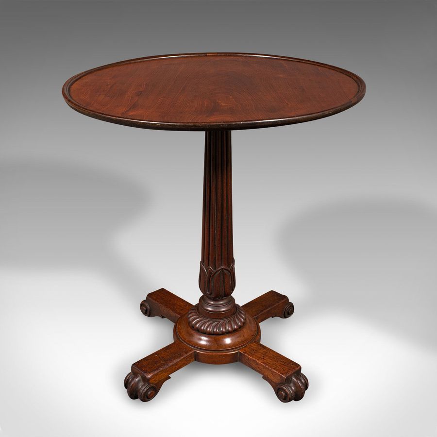 Antique Small Antique Wine Table, English, Lamp, Side, Serving, William IV, Circa 1835