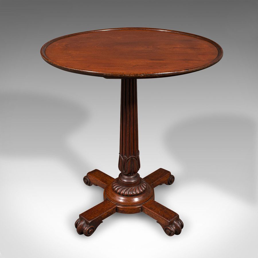 Antique Small Antique Wine Table, English, Lamp, Side, Serving, William IV, Circa 1835