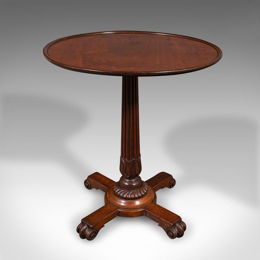 Antique Small Antique Wine Table, English, Lamp, Side, Serving, William IV, Circa 1835