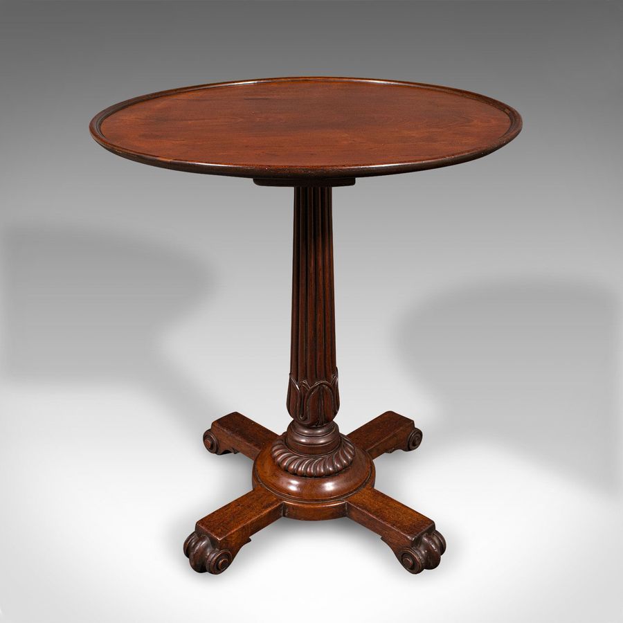 Antique Small Antique Wine Table, English, Lamp, Side, Serving, William IV, Circa 1835