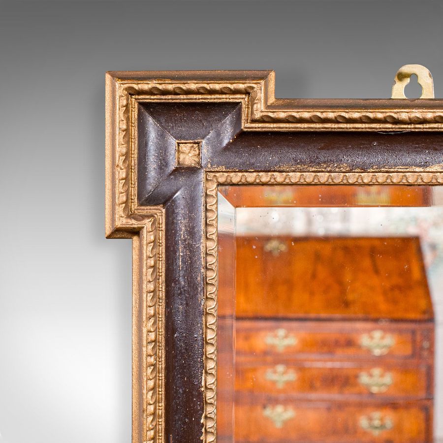 Antique Small Antique Vanity Mirror, English, Gilt Gesso, Hall, Neoclassical, Victorian