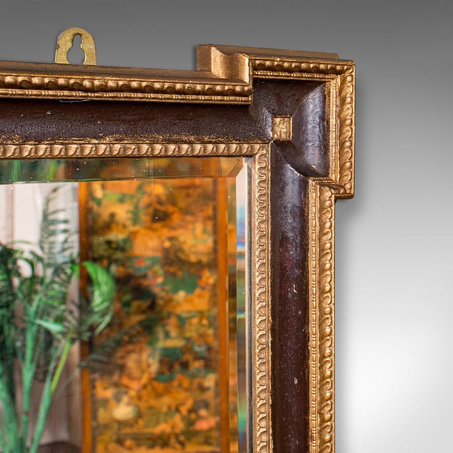 Antique Small Antique Vanity Mirror, English, Gilt Gesso, Hall, Neoclassical, Victorian