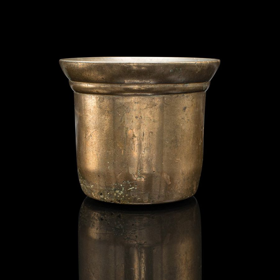 Antique Antique Kitchen Mortar & Pestle, English, Bronze, Apothecary, Chemist, Georgian