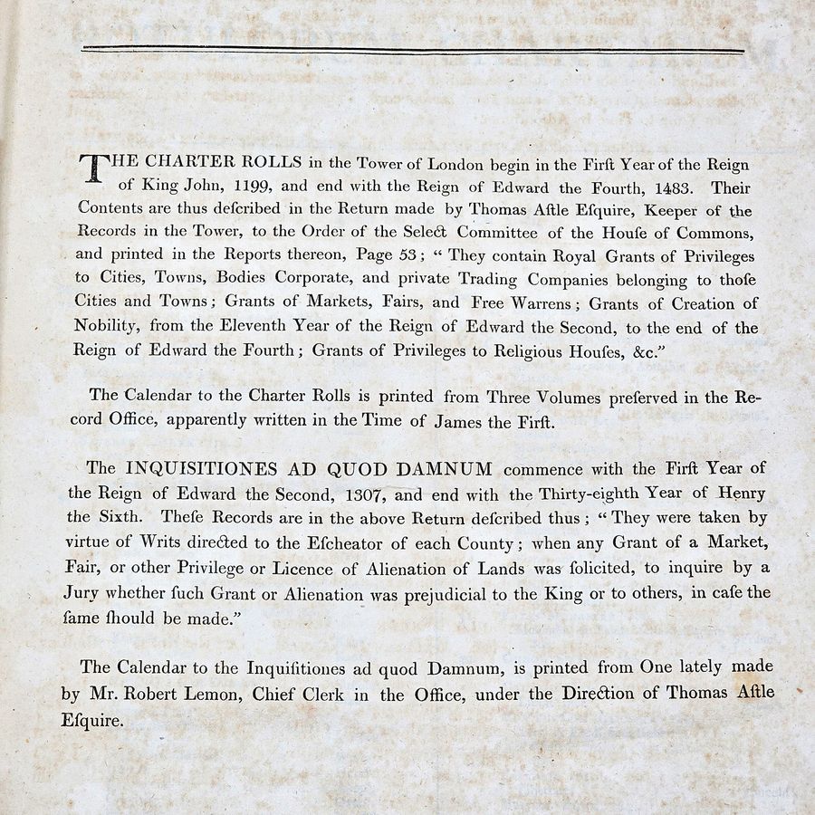 Antique Large Antique Reference Book, Public Record, Latin, House of Commons, Georgian