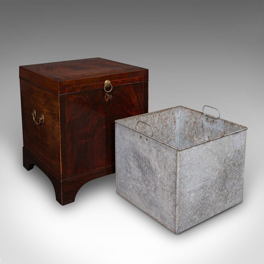 Antique Antique Cellarette, English, Wine Cellar, Fireside Store, Blanket Box, Georgian