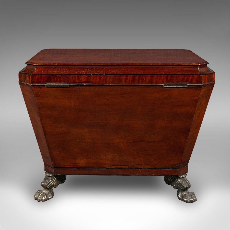 Antique Antique Sarcophagus Cellarette, English, Wine Cooler, Storage Case, Georgian