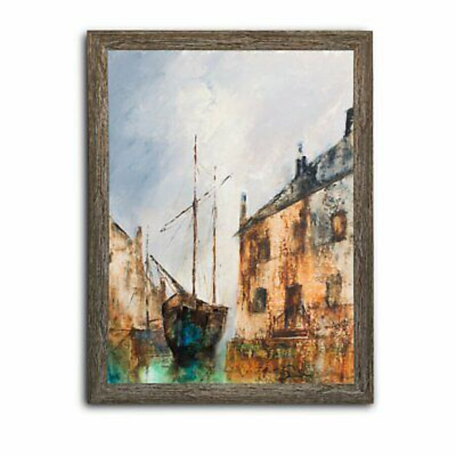Classic Maritime, Oil Painting, Marine, Ship, Scenic, Art, Original, 15