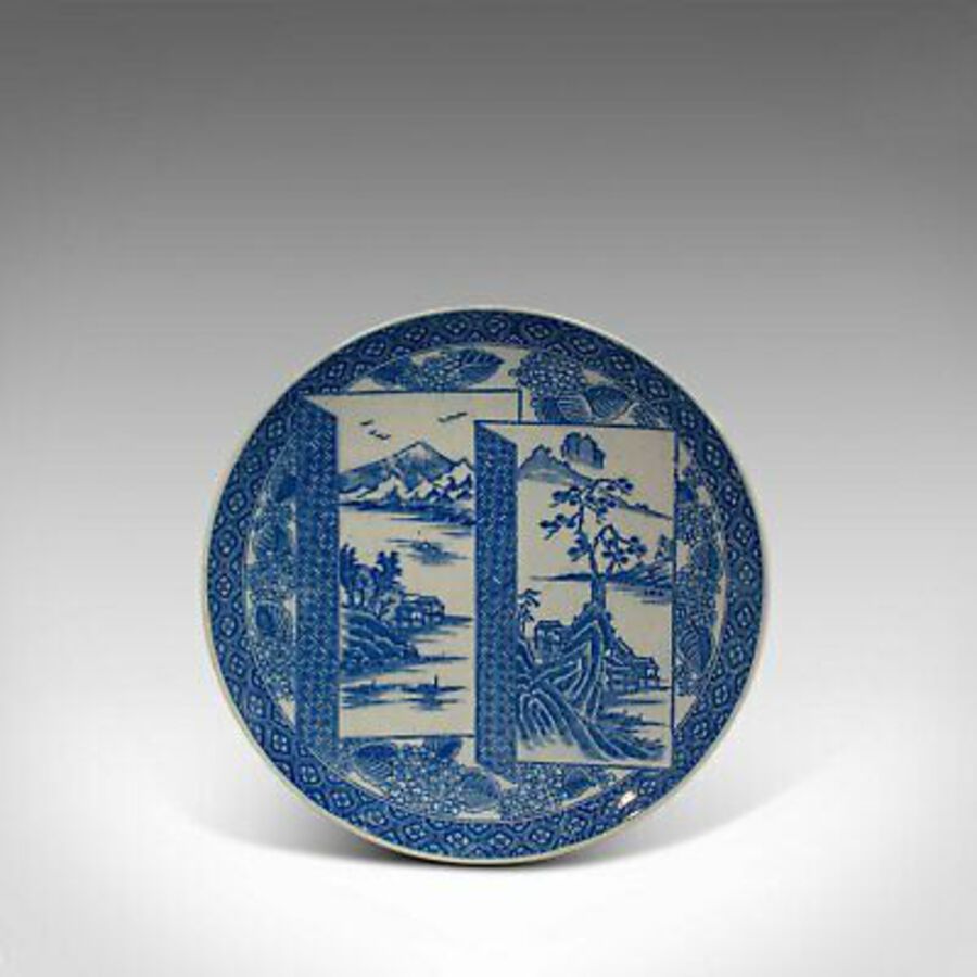 Vintage Decorative Plate, Arita Taste, Japanese, Painted, Dish, 20th Century