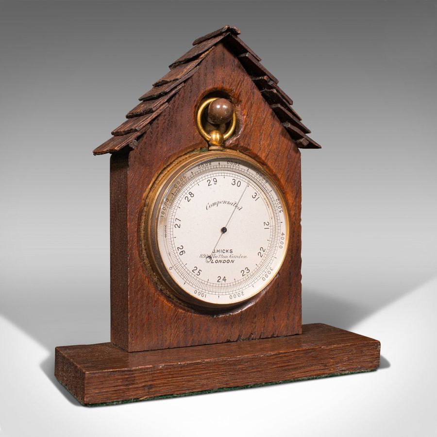 Antique Antique Barometer Altimeter, English, Explorer's Instrument, Hicks, Victorian