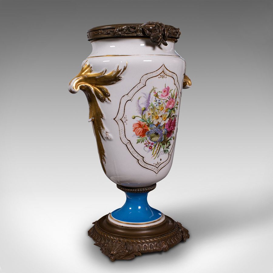 Antique Antique Decorative Jardiniere, French, Ceramic, Display Planter, Vase, Victorian