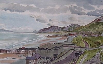 Gordon C Arnold Llanfairfechan North Wales Watercolour