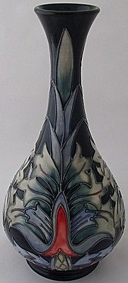 Large Moorcroft Pottery Snakeshead Vase Designed By Rachel Bishop - Boxed