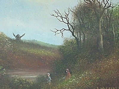 Ray Witchard (Welsh) Rural Landscape Scene Oil Painting