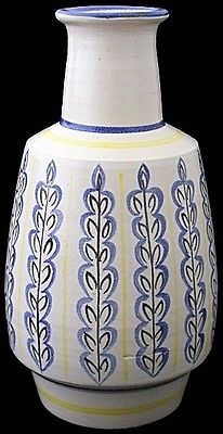Antique Rare Poole Pottery Freeform Style Vase By Alan White And Nicola Massarella
