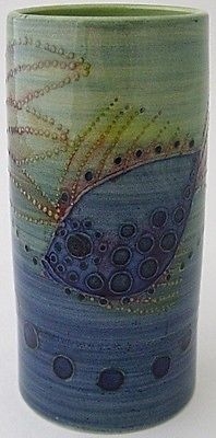 Antique Fabulous Rare Dennis Chinaworks Fish Vase By Sally Tuffin - Early Trial Piece