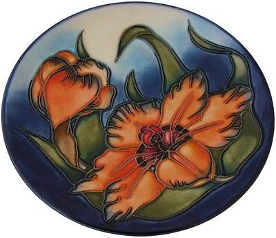 Superb Moorcroft Pottery Spiraxia Plate Designed By Emma Bossons - Boxed