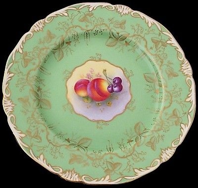 Fine Royal Worcester Fruit Painted Plate By Harry Ayrton Circa 1930's
