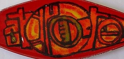 Superb Large Poole Pottery Delphis Shape 82 Spear Dish / Tray By Carol Cutler