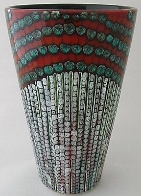 Unique Poole Pottery Living Glaze Vase By Alan White And Lorna Whitmarsh
