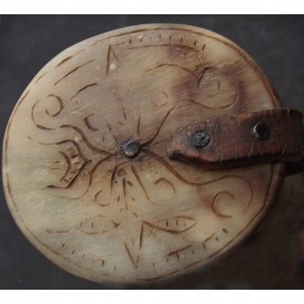 Antique Colodra with incised decoration