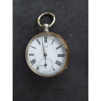 Watch Lepine, signed by Bordier Geneve Cylindre rubis