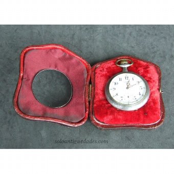 Antique Saboneta average clock, chronom