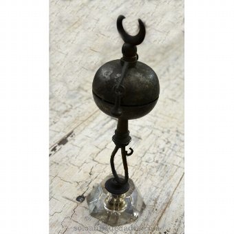 Antique Bell hit with spherical shape