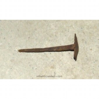 Antique Wrought nail with flower-shaped head (5 pcs)