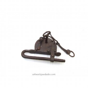 Antique Iron padlock or lock