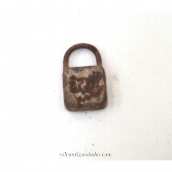 Antique Small iron padlock