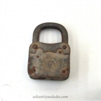 Antique Square-shaped padlock