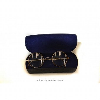 Antique Glasses with leather case