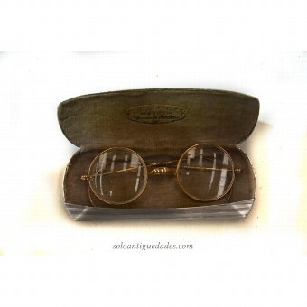 Antique Twentieth century glasses metal frame