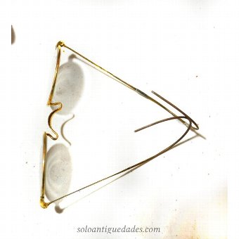 Antique Twentieth century glasses metal frame