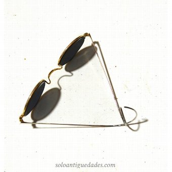 Antique Sunglasses with Silver Case