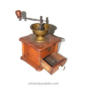 Antique Coffee grinder. Mouvement Garanti.