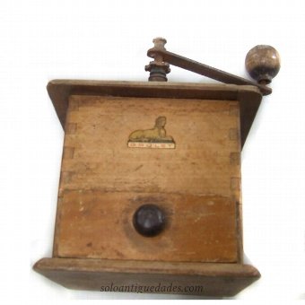Antique Grulet brand coffee grinder
