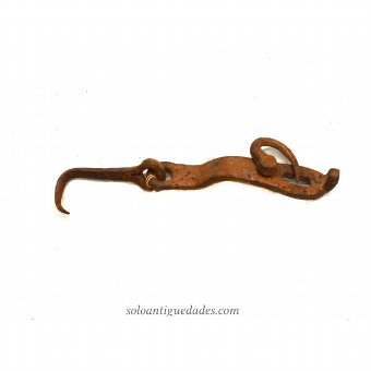 Antique Cremona equipped with eyebolt and hook