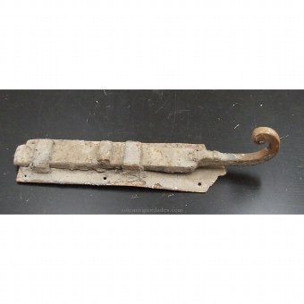 Antique Bolt with six holes to trim nails