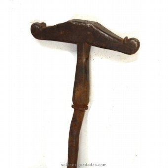 Antique Handle formed by two pieces