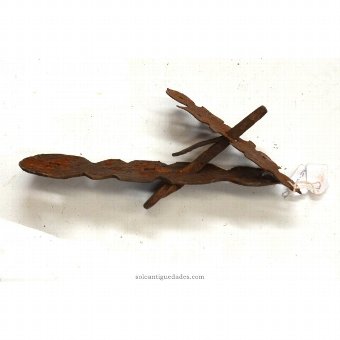 Wrought iron handle 23 cm