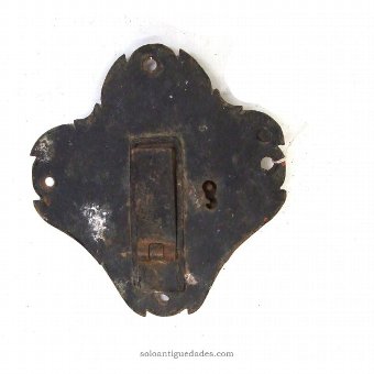 Antique Deadbolt lock lobed