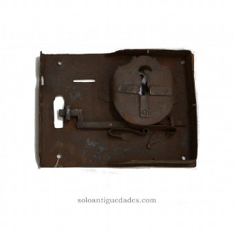 Antique Lock with oval shield
