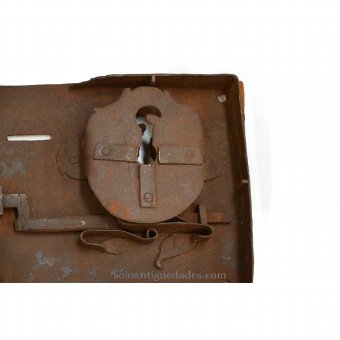 Antique Lock with oval shield