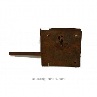 Lock with square shaped box